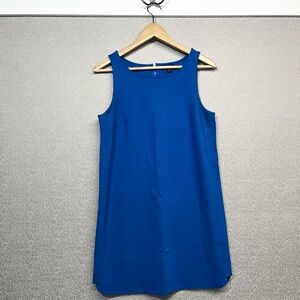MP Ann Taylor Petites Sapphire Blue Shift Dress